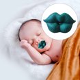 thumbnail image 3 of Pacifiers Silicone Pacifier Easy to Clean Ages Newborn & Up Children Dark Green, 3 of 8