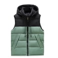 thumbnail image 1 of FAIWAD Gilet Matelassé Sans Manches pour Femmes Grande Taille avec Col Montant et Poches, 1 of 3
