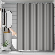 UsRHHA Waterproof Shower Curtain Printed Bathroom Curtain, 180x120cm No Hole Needed with Hooks Included, Bathroom Shower Liner Partition Curtain
