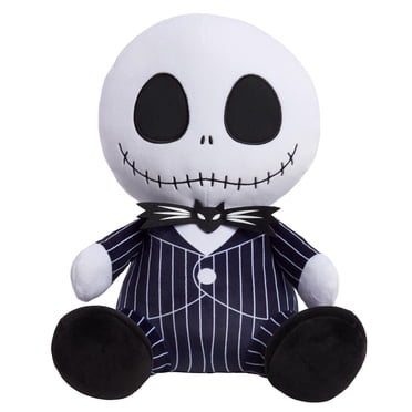 Peluche lestée réconfortante Jack Skellington « L’étrange Noël de M. Jack » de Tim Burton et Disney, jouets pour enfants de 3 ans et plus par Just Play