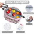 thumbnail image 2 of Boho Bloom Pattern Cooler Bag - Large Leakproof Insulated Tote, Stylish & Functional, 2 of 6