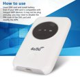 thumbnail image 3 of Portable Mobile WiFi, Unlocked 5G WiFi 300Mbps 4G LTE USB WiFi Modem Lightweight SIM Card Slot  For Work, 3 of 8