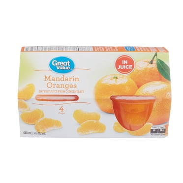 Great Value Mandarines dans du Jus de Fruit