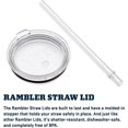 thumbnail image 4 of YETI Rambler 42 Oz Straw Mug Rescue Red, 4 of 7