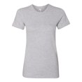 thumbnail image 1 of Women’s Fine Jersey Tee, XL, Heather Grey, 1 of 3