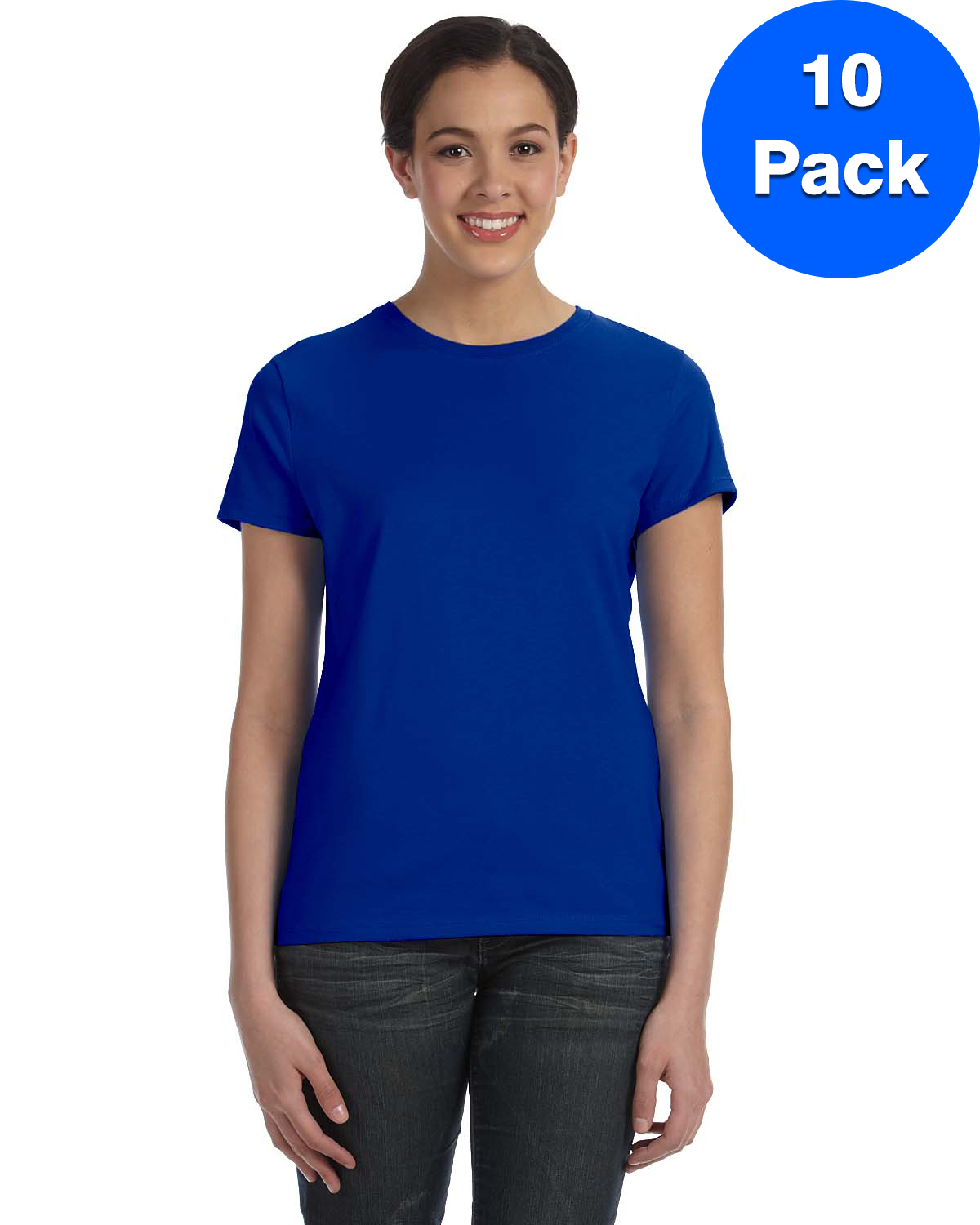 Hanes T-Shirt Perfect-T pour Femmes - SL04 (Lot de 5)