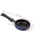 thumbnail image 3 of Nonstick Frying Pan Egg Sausages Vegetable Fry Stainless Steel Pot Home Bar Hotel Kitchen Reusable Cooking Cookware Kitchenware 16cm, 3 of 6