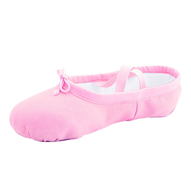 MIASHUI Chaussures pour Enfants Chaussures de Danse Chaussures de Danse Chaudes Ballet Performance Chaussures d'Intérieur Chaussures de Yoga Danse, Rose, 4-4.5 Ans