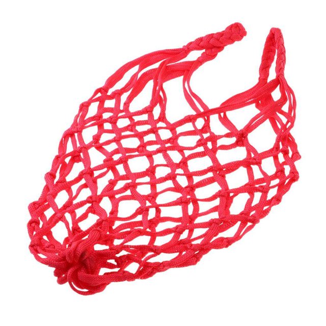 pitrice Sac en Filet pour Ballon de Basketball, Filet de Transport pour Ballon de Basketball, Filet de Rangement, Support de Sac Multifonction pour Ballon de Basketball, Rouge