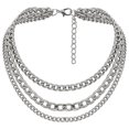 thumbnail image 1 of Bangcool Multilayer Necklace Chunky Retro: Simple Chain Necklace Punk Necklace for Women, 1 of 6