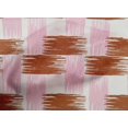 thumbnail image 4 of oneOone Cotton Poplin Fabric Brush Stroke Ikat Decor Fabric Printed BTY 56 Inch Wide, 4 of 4