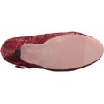 thumbnail image 4 of Ellie Shoe E-423-CANDY 4 Pouces Paillettes Mary Jane avec Plateforme Dissimulée de 1 Pouces. 8 / Rouge, 4 of 8