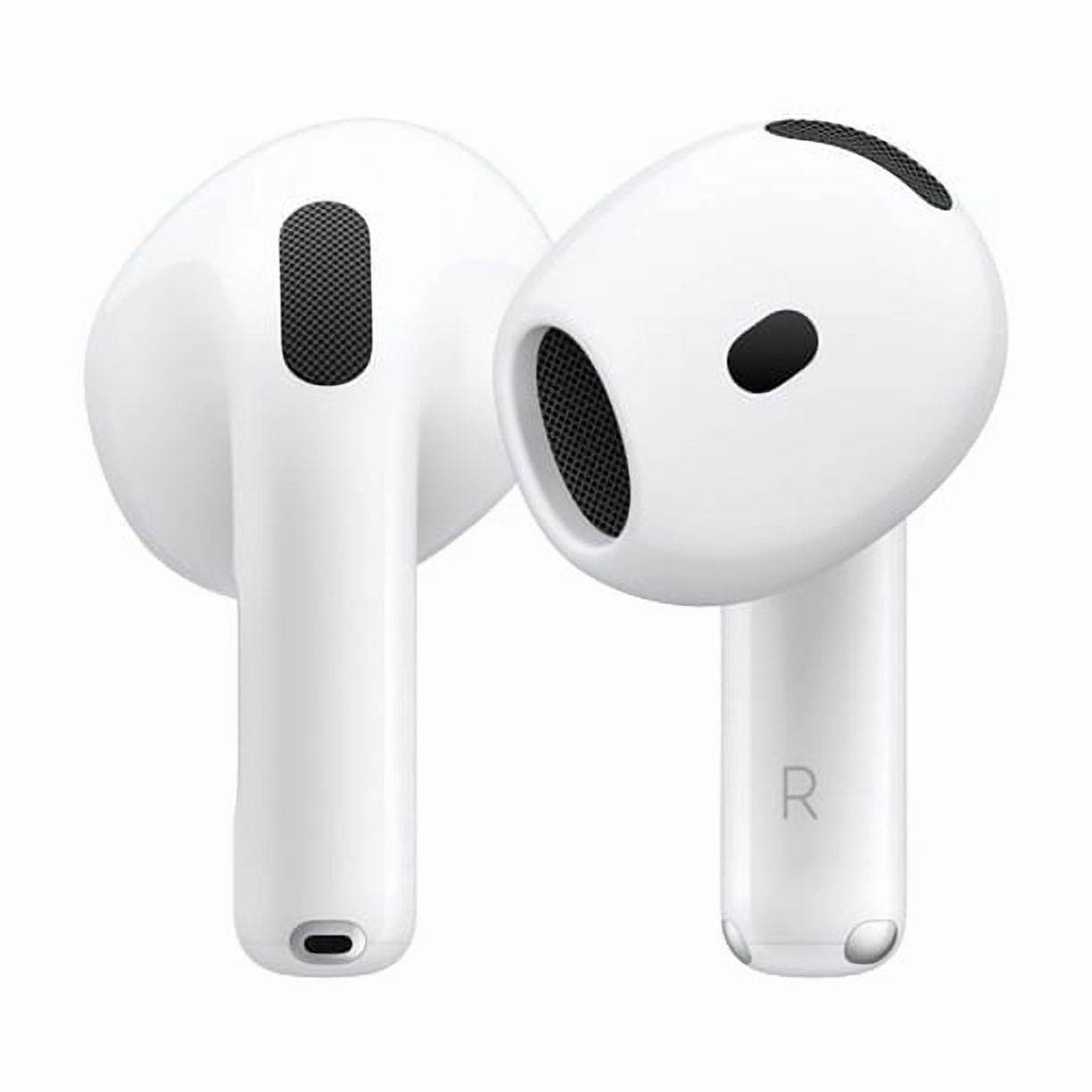 Restored Apple AirPods 4 with Active Noise Cancellation & Adaptive Audio Bluetooth Wireless Earbuds with MagSafe Charging Case White - Refurbished Good