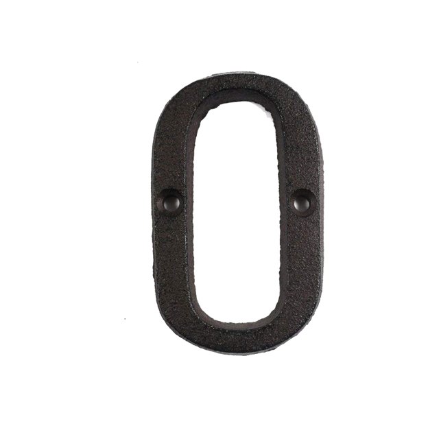 CAROOTU Metal Letters Numbers Cast Iron Decoration House Sign Doorplate DIY Cafe Wall