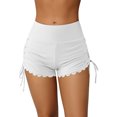thumbnail image 1 of Women's High Waist Swim Shorts Side Drawstring Tummy Control Swimsuits Bottoms, 1 of 7
