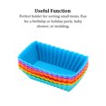 thumbnail image 3 of maskred 10Pcs Silicone Cake Mold Multicolor Mousse Pudding Baking Tools Non-stick Cupcake Liners Home Party Bakeware Accessories Yellow 1Set, 3 of 6
