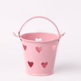 thumbnail image 4 of Heart Hollow Solid Pen Holder Mini Pen Holder; Desktop Storage Bucket Iron Pencil Organizer Container, 4 of 9