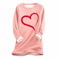thumbnail image 1 of Birdeem Womens Large Loose Raglan Top Thickened and Velvet Lamb Wool Warm Underlay, 1 of 1