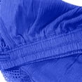 thumbnail image 4 of AherBiu Plus Size Bottom Shorts for Women Wide Leg Drawstring Elastic Waisted Comfy Loungewear Shorts, 4 of 5