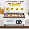 thumbnail image 4 of Ourlova 18-Inch Commercial Electric Countertop Grill Non-Stick Electric Grill Plate Temperature Control 122°F-572°F 1600W Electric Grill Pan, 4 of 4