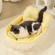Dvkptbk Cats Bed Dog Bed Pet Bed Pet Mat Cats House Pet Cushion Kitty Cushion Pet Blanket Pet Mat Pet Sleeping Pad Pet Resting Bed