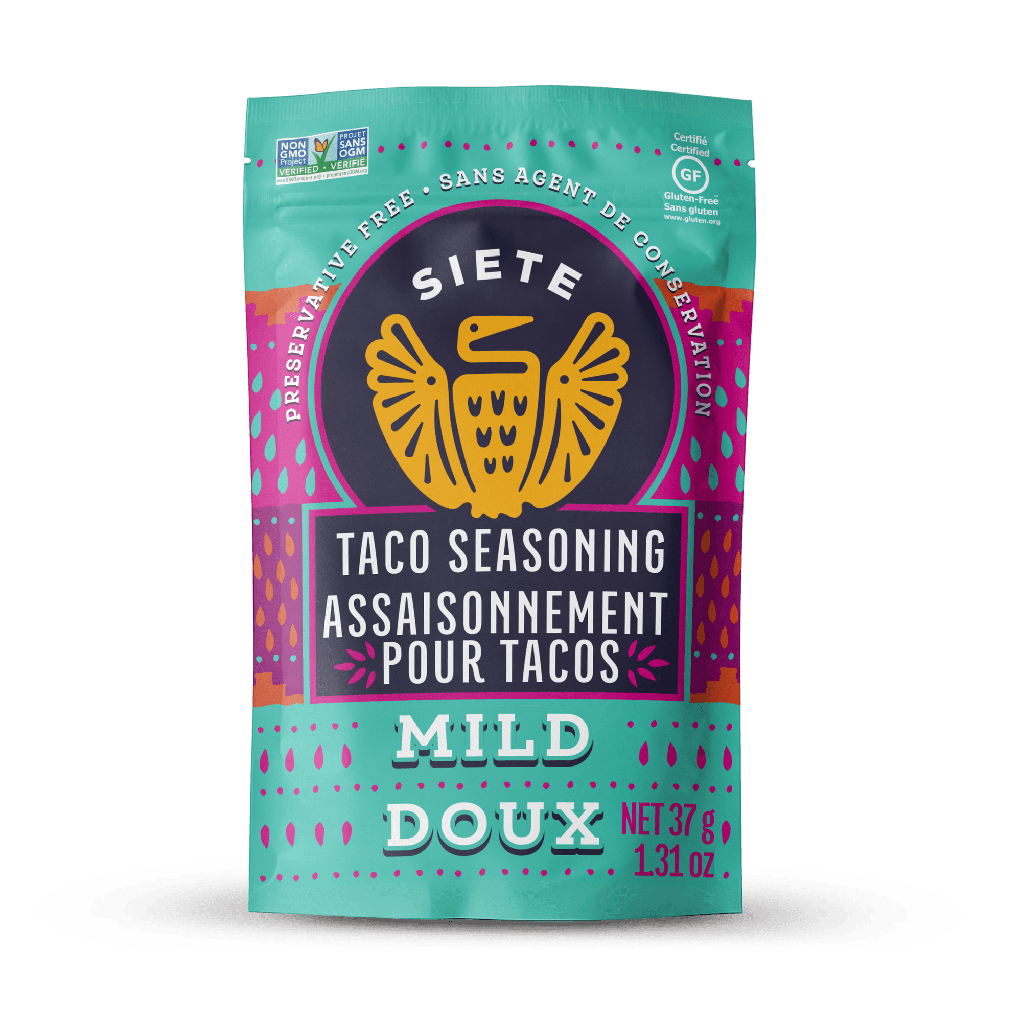Siete Mild Taco Seasoning 1.31 Oz