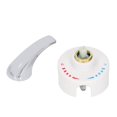 thumbnail image 1 of Thermostatic Mixing Valve, Electric Water Heater Mixing Valve Comfortable Showering G1/2 Thread  For Hotel, 1 of 8