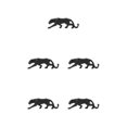 thumbnail image 2 of Transemion Résine Animal Forme Sculpture Brillant Décoratif Décoration Ornement Noir 5Set, 2 of 6