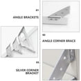 thumbnail image 2 of 12 Pcs Équerre d'Angle Trapézoïdale Équerre d'Angle Droit Équerre d'Angle en Acier Inoxydable, 2 of 8