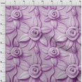 thumbnail image 4 of oneOone Polyester Spandex Dusty Purple Fabric Florals Sewing Craft Projects Fabric Prints By Yard 56 Inch Wide, 4 of 4