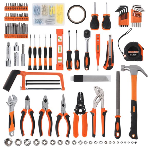 Kojooin Ensemble d'Outils de 236 Pcs, Trousse de Clé à Douille avec Étui pour la Réparation à Domicile et en Auto