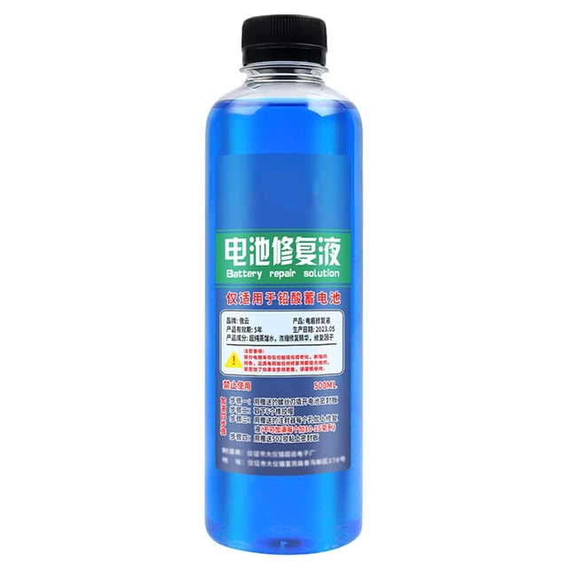 Battery Recovery Fluid Reconditioning Solution For Lead Acid Battery With Overcharge Protection, Sulfate Removal And Performance Improvement, 500Ml