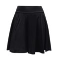 thumbnail image 5 of LNGOOR Jupe Patineuse Mini Plissée Extensible Décontractée pour Femmes avec Shorts Basique Polyvalente Taille Haute, 5 of 5