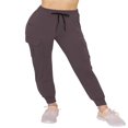 thumbnail image 2 of CHOK Pantalon Cargo Jogger Décontracté Super Doux pour Femmes Noir G, 2 of 6