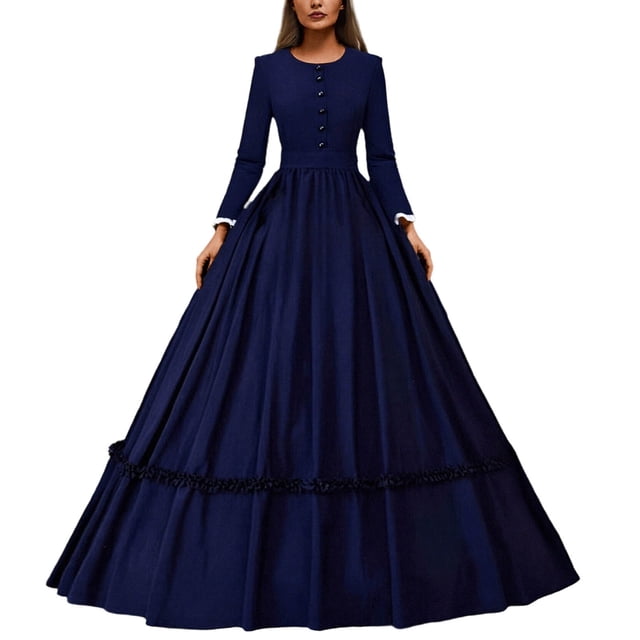 DuoJiaJ Robe Historique Médiévale de Guerre Rétro Performance pour Robe Antique Élégante