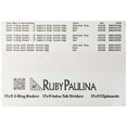 thumbnail image 2 of Ruby Paulina Protège-Feuilles en Poly, 11 X 17 Pouces, Transparent Diamant, Lot de 25, 2 of 3