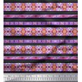 thumbnail image 1 of Soimoi Moss Georgette Fabric Ikat Southwestern Printed Fabric 1 Yard 42 Inch Wide, 1 of 3