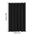 thumbnail image 2 of LSLJS Rideau de Bain 31.5x70.87 Po Couleur Unie Salle de Bain Imperméable Polyester Épaissi Rideau de Séparation de Salle de Bain Rideau de Porte Rideau de Bain Tissu Rideaux, 2 of 6