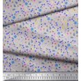 thumbnail image 2 of Soimoi Gray Poly Georgette Fabric Leaves,Insect & Floral Artistic Print Fabric by The Yard 52 Inch Wide, 2 of 3