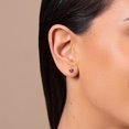 thumbnail image 3 of Boucles d'Oreilles Clous Pierre de Naissance Cœur, 3 of 4