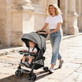 thumbnail image 2 of Lightweight Portable Baby Stroller, Compact Fold Travel Stroller with Canopy, Multi-Position Recline & Convenient One-Hand Fold, 2 of 8