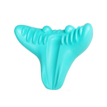 Décontracteur de Cou et d'Épaule, Civière Cervicale Portable de Dispositif de Traction, Oreiller Chiropratique Correcteur de Posture de Cou pour le Soulagement de la Douleur et l'Alignement de la Colonne Cervicale, Bleu