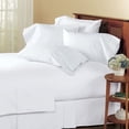 thumbnail image 1 of Sheet Set White Solid 100 Percent Pure Cotton Super Soft 4-Piece Sheet Set with 21" Inch Pocket Sheet Set 450TC (Queen, White), 1 of 2