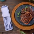 thumbnail image 4 of Portable Cutlery Set With Detachable Knives Spoons Forks Chopsticks And Student Gifts, 4 of 5