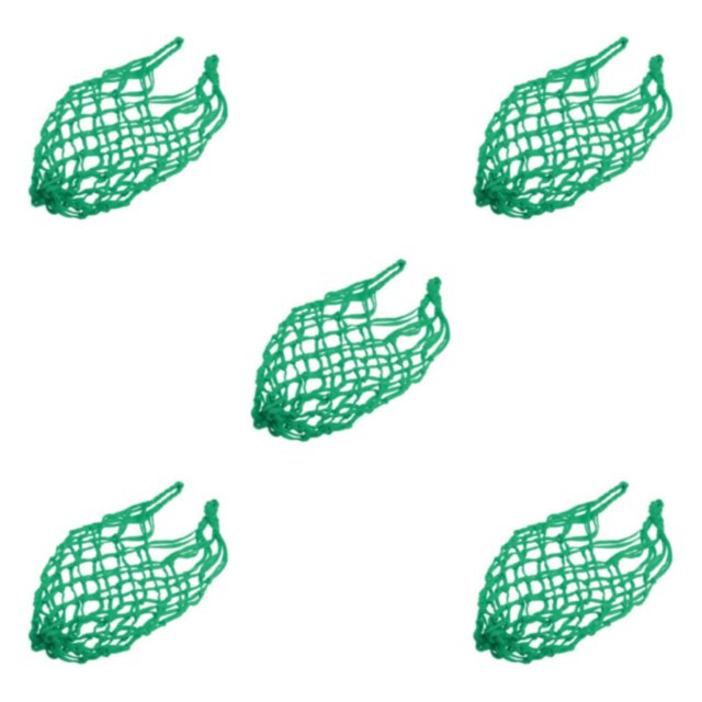 Baohd 1/2/3/5 Mesh Ball Bag Basketball Ball Carry Mesh Storage Net Bag Holder Green 5PCS