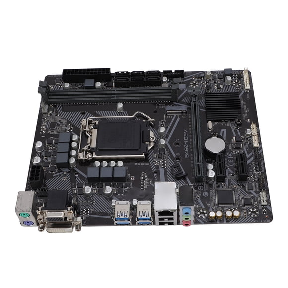 Desktop Computer Motherboard, M ATX DDR4x2 DIMM Motherboard for LGA 1200 for Work
