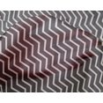thumbnail image 4 of oneOone Silk Tabby Fabric Chevron Geometric Printed Fabric 1 Yard 42 Inch Wide, 4 of 4