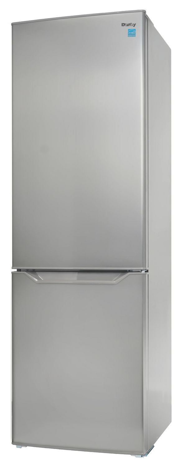 Danby DBMF100B1SLDB 10.3 cu. ft. Compact Fridge Bottom Mount in Stainless Steel