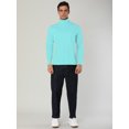 thumbnail image 3 of INSPIRE CHIC Men's Pullover Turtle Neck Long Sleeves Stretchy Slim Fit Tops, 3 of 6