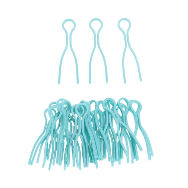 30 Pcs Pinces à Bobine en Plastique, Rouleau de Fil, Pince Fixe pour Machine à Coudre, Accessoires d'Outils (Vert)